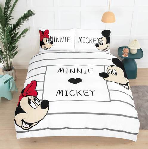 סט מצעים זוגי 180 דגם MICKY & MINNIE 23