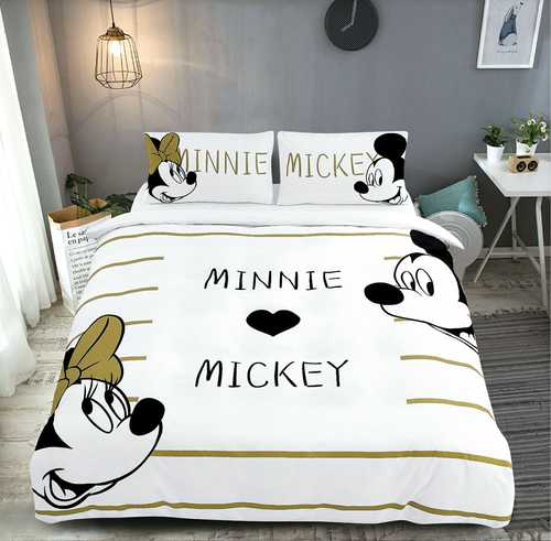 סט מצעים זוגי 180 דגם MICKY & MINNIE 31