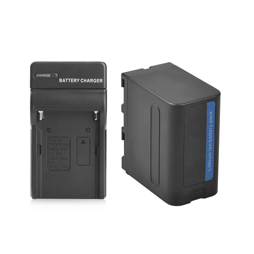 קיט סוללה Sony NP-F970 ומטען חליפיים 