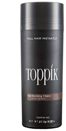 Toppik טופיק לשיער בצבע חום כהה 27.5 גרם