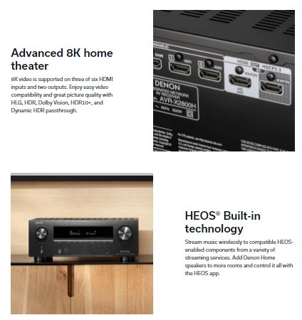 Denon AVR-X2800H *יבואן רשמי*