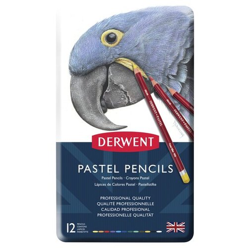 סט 12 עפרונות פסטל Derwent