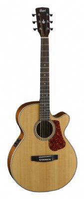 גיטרה אקוסטית מוגברת CORT L100F NS CUT AWAY