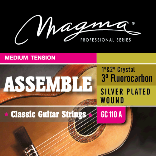 סט מיתרים לקלאסית MAGMA ASSEMBLE GUIT-CLAS MEDIUMTENSION