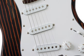 גיטרה חשמלית Aiersi Zebrawood Body ST2-ZB