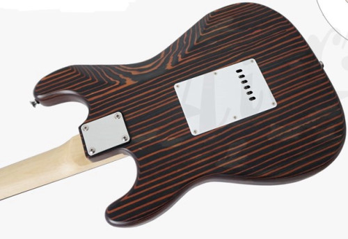 גיטרה חשמלית Aiersi Zebrawood Body ST2-ZB