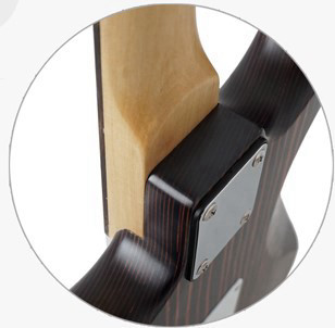 גיטרה חשמלית Aiersi Zebrawood Body ST2-ZB