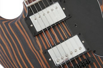 גיטרה חשמלית Aiersi Zebrawood Body SG2-ZB