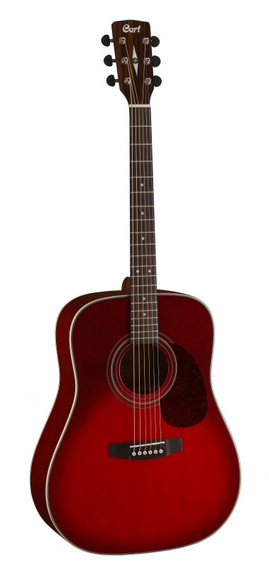 גיטרה אקוסטית CORT EARTH 70 TWB Trans Wine burst