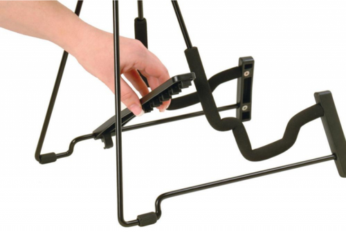 זוית נוספת On Stage GS765  Wire Folding Guitar Stand