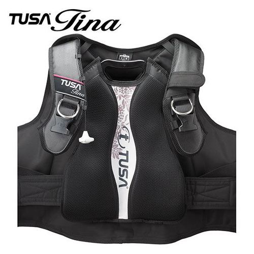 מאזן ציפה לנשים Tina שחור ורוד  