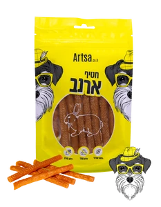 חטיף ארצה לכלב מקלות ארנב 70 גר