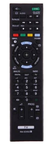 שלט תואם לטלוויזיה חכמה סוני SONY LCD LED HDTV 3D Smart TV 