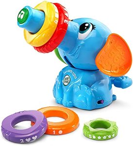 פיל מגדל טבעות Stack & Tumble Elephant מנגן ומאיר 
