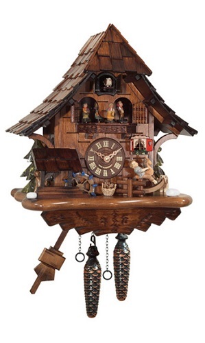 שעון קוקייה עבודת יד