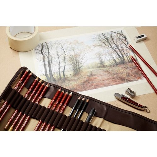 סט 6 עפרונות רכים DRAWING גווני-אדמה Derwent
