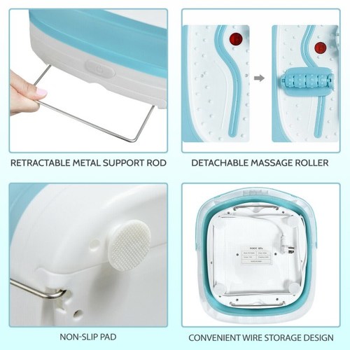 אמבט עיסוי ספא מתקפל חימום ובועות Medics Care MC-609A