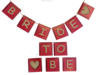 אותיות לקישוטים למסיבת רווקות עם הכיתוב bride to be