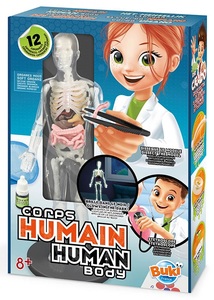 ערכת מדע 12 ניסויים - גוף האדם (זוהר בחושך)