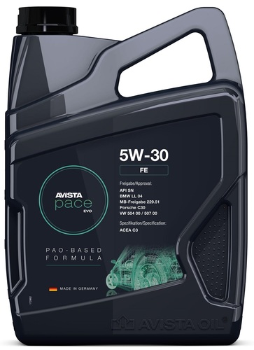 שמן מנוע AVISTA 5W-30 PACE EVO FE 5L