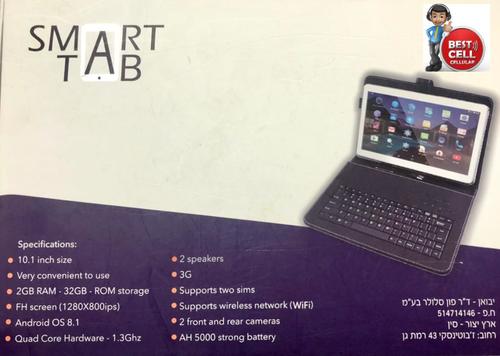 טאבלט  SMART-TAB  10.1 32GB 2GB RAM WI-FI