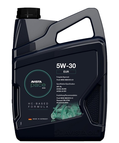 שמן מנוע AVISTA 5W-30 PACE EVO EUR 5L