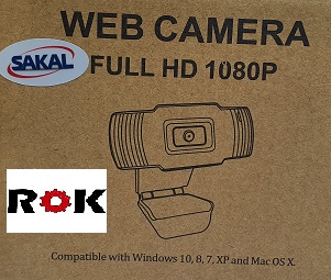מצלמת אינטרנט 1080P עם מיקרופון 