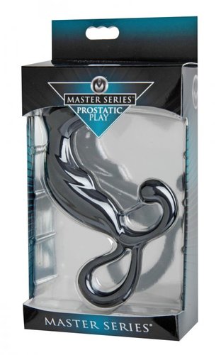 מעסה אנאלי  לפרוסטטה XR Brands - Prostatic Play Pathfinder Silicone Prostate Plug with Angled Head