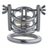 כלוב צניעות עם מפסק וממריץ לפיזור השופכה XR Brands - Deluxe Cleaver Urethral Spreader CBT Chastity Cage 