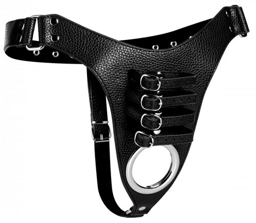 רתמת צניעות לגבר   XR BRANDS - Male Chastity Harness