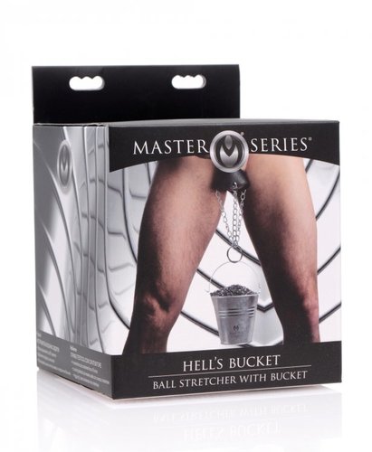 דלי להגדלת המשקל לאשכים XR Brands - Hells Bucket Ball Stretcher