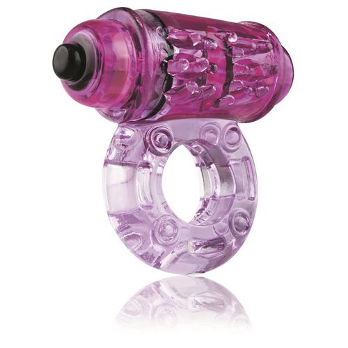 O Wow Purple - טבעת רטט רב פעמית איכותית במיוחד מבית חברת אביזרי המין האמריקאית המובילה Screaming O.