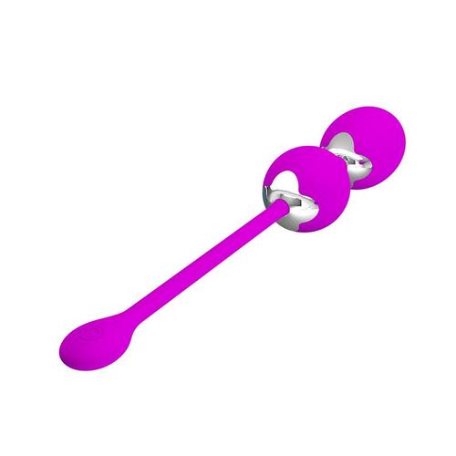 זוג ביצי קיגל רוטטות מסיליקון 12 מצבי רטט Vaginal Balls Werner Silicone
