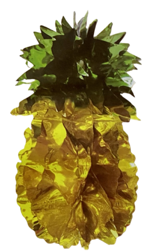 קישוט סוכה אננס מטאלי
