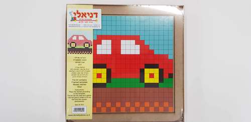 תמונת פסיפס מכונית