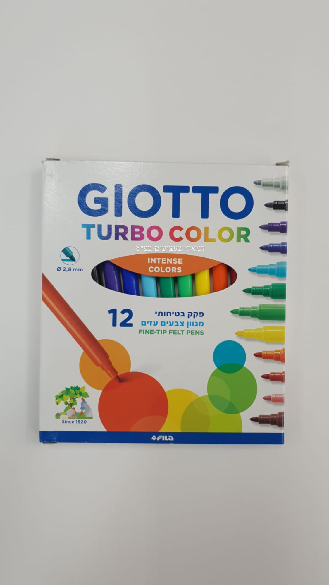 טושים צבעונים דקים 