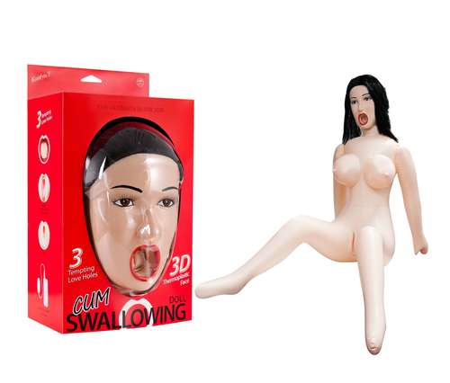 בובת מין עם פנים תלת מימדיות לגבר NMC - Cum Swallowing Doll