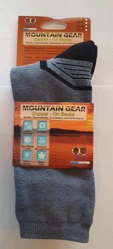 גרביים מנדפות MOUNTAIN GEAR -CUPPER סיביי נחושת 