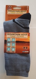 גרביים מנדפות MOUNTAIN GEAR -CUPPER סיביי נחושת 