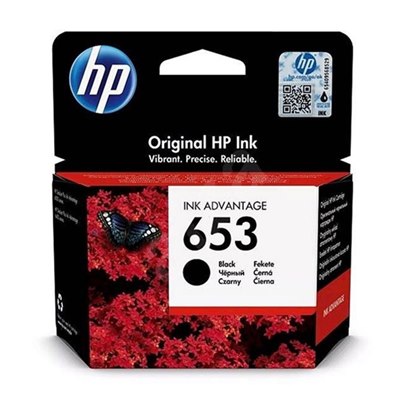 ראש דיו מקורי שחור HP 653 3YM75AE