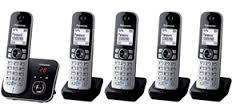 טלפון אלחוטי Panasonic KXT6825שנתיים אחריות עברית
