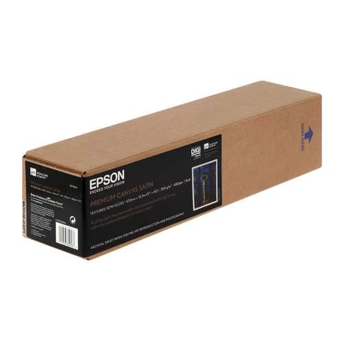 גליל נייר הדפסה Epson Premium Satin Canvas 17