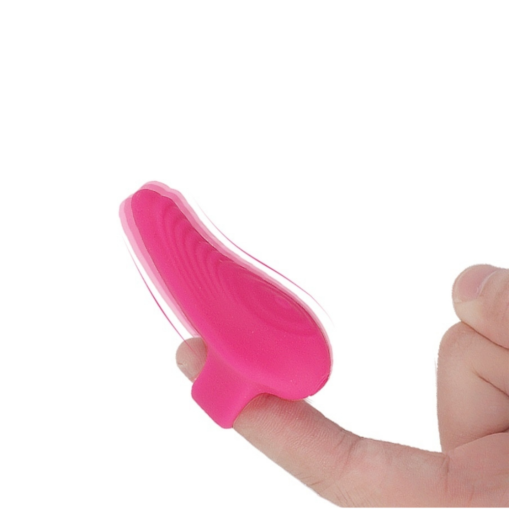אצבעון רוטט מסיליקון  Pleasure Me - Finger Deluxe