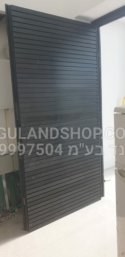 חיפוי אלומיניום דמוי עץ חם ויוקרתי לחוץ או לפנים הבית - עוד מדגם רשום של פרגולנד ! דגם פסים של 4.5 ס