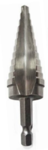 מקדח כרסום מדורג לברזל ראש ביט HSS 4-22 מ"מ HUNTER 120113-006 הנטר