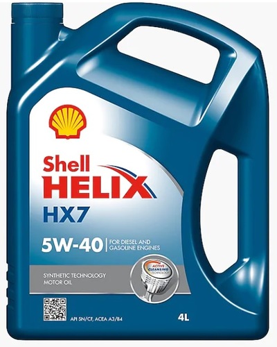 שמן מנוע Shell HELIX HX7 5W40 4L