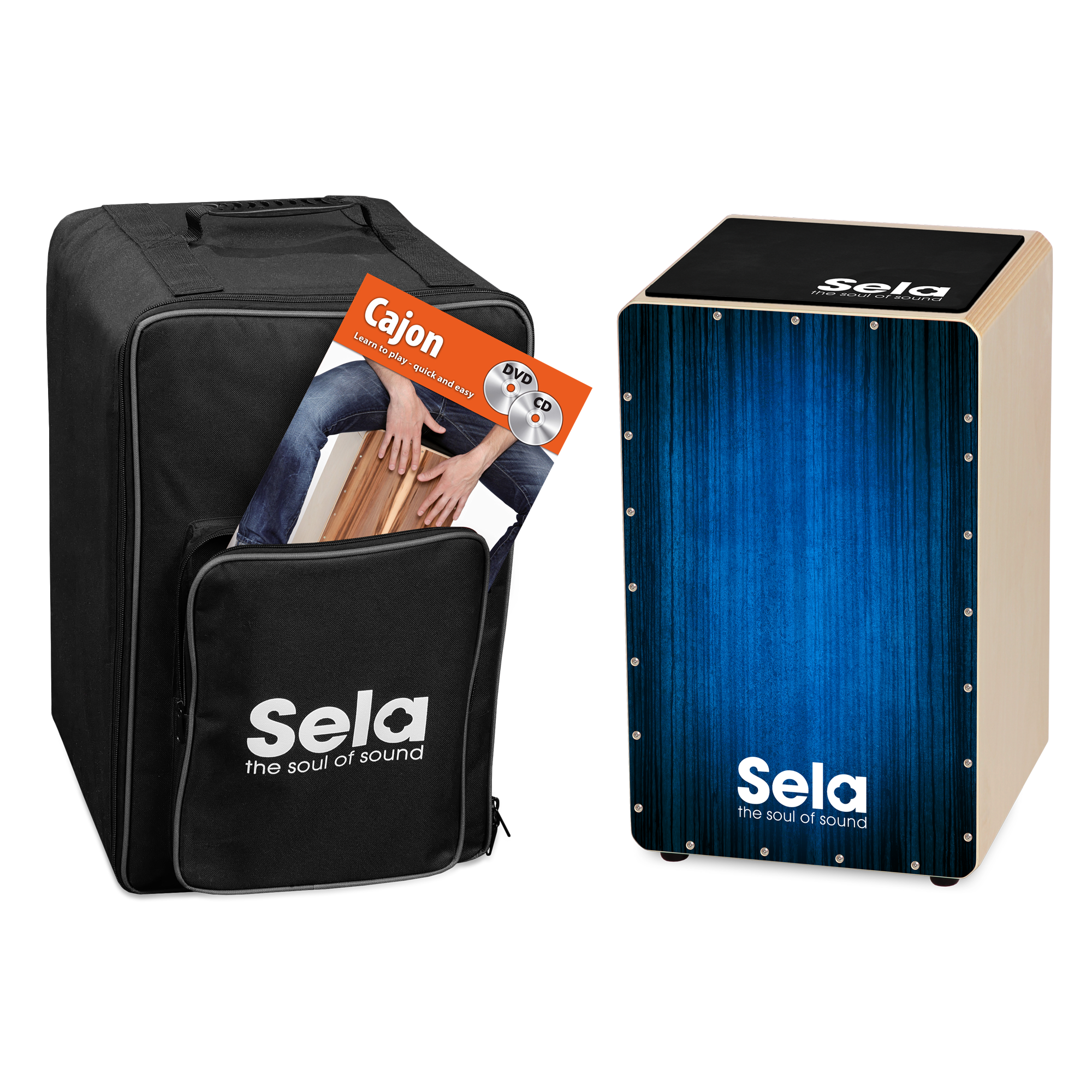 חבילת SE062 קחון כחול SELA VARIOS SE052 עם פד + ספר + תיק
