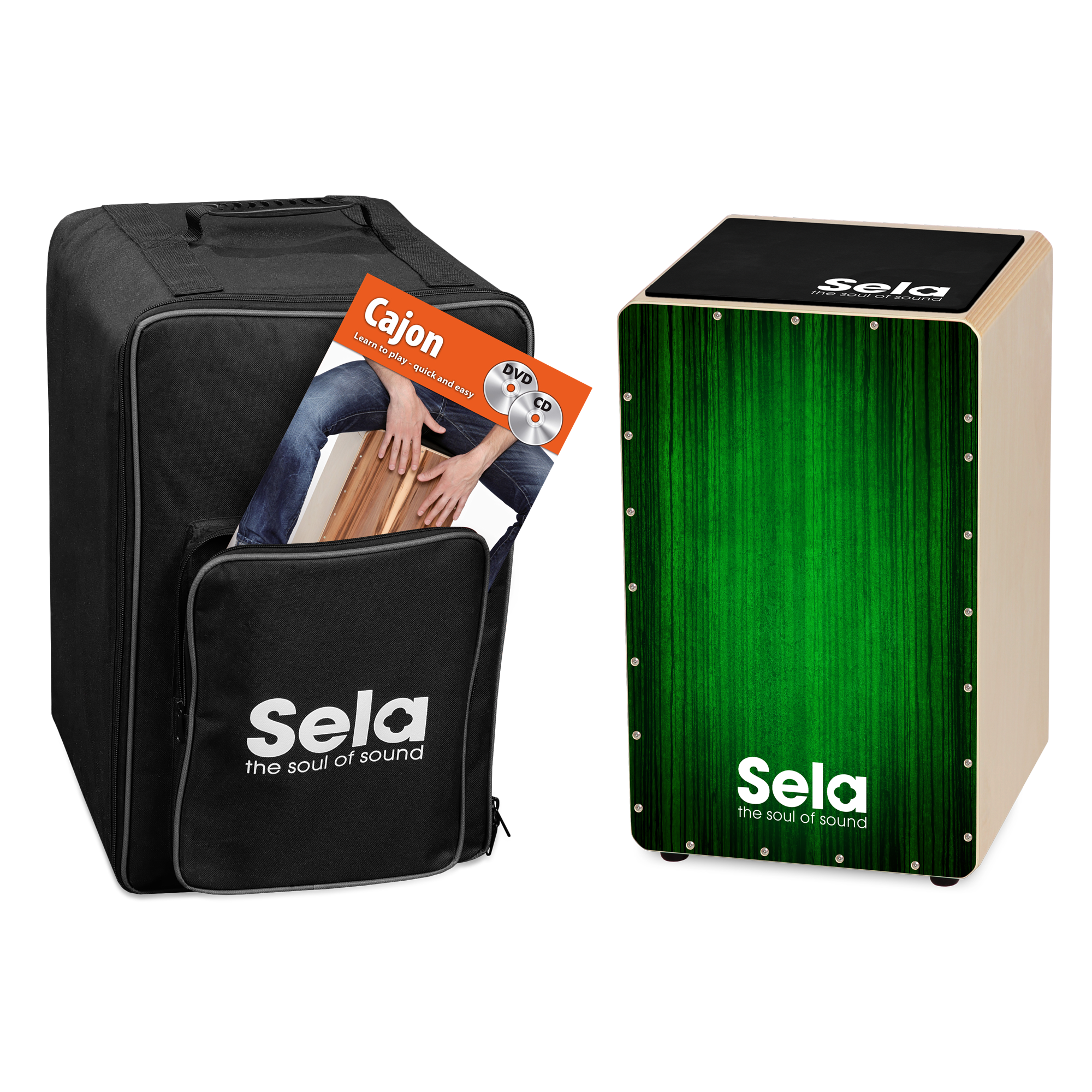 חבילת SE063 קחון ירוק SELA VARIOS SE053 עם פד + ספר + תיק
