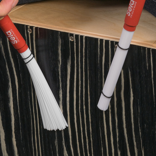 זוג מקלות לקחון Sela Cajon Brush 110 SE065