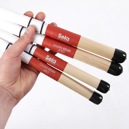זוג מקלות לקחון Sela Cajon Brush 180 SE035